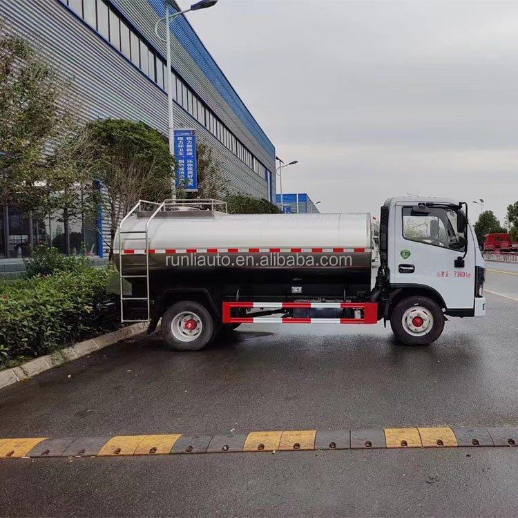 Factory DFAC DongFeng Fresh Milk Tanker Truck Milk Tank Truck