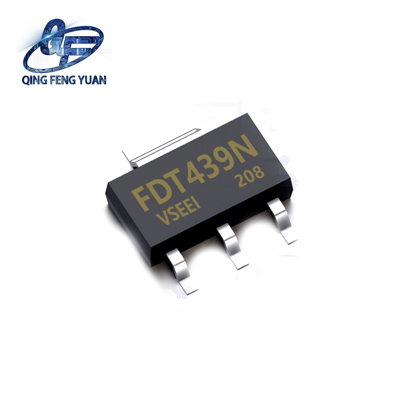 Original new in stock ic parts ON/FAIRCHILD FDT439N SOT-223 Electronic Components ics FDT43 P32mx460f512lt-80v/bg