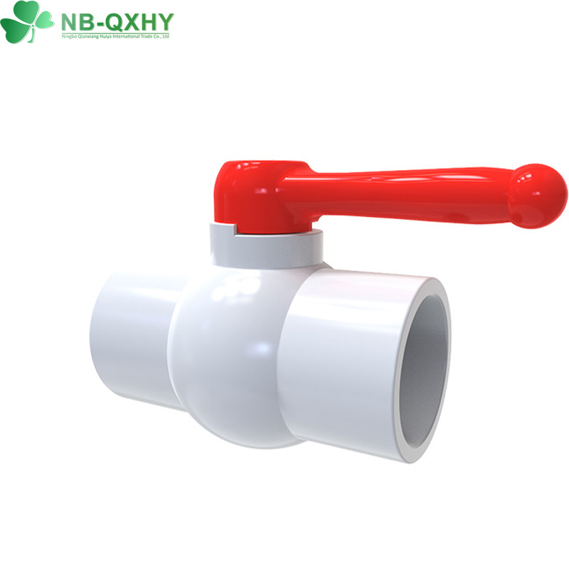 Free Sample Custom 1/2 to 8 Inch PVC UPVC Ball Valve DN15 to DN100 OEM Support 8&quot; Ball Valve