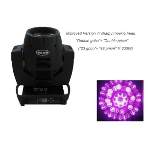 2021 Beam Spot Wash 260W Gobo Moving Head Light , Double Prism Double Gobo
