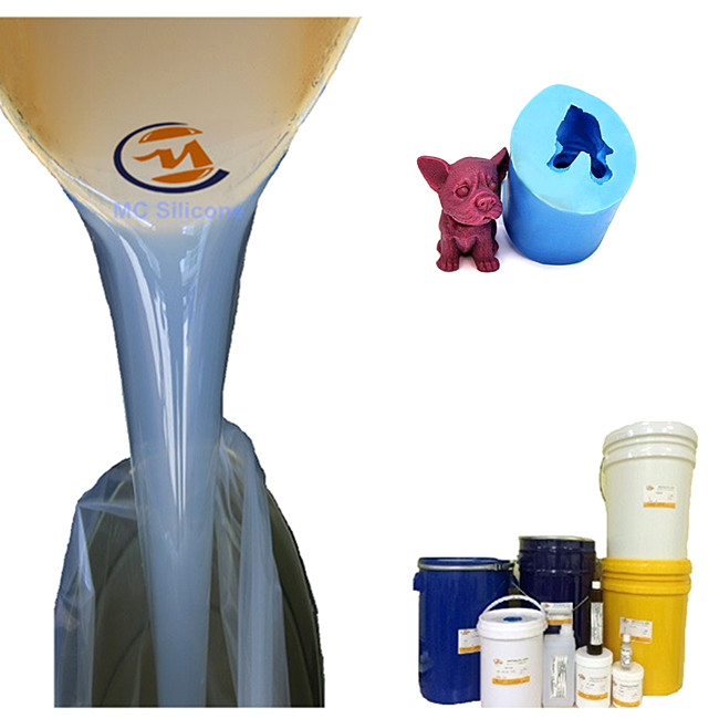 Two-Part AB Liquid Platinum Cure Silicone Rubber For Making Resin Crafts Mold