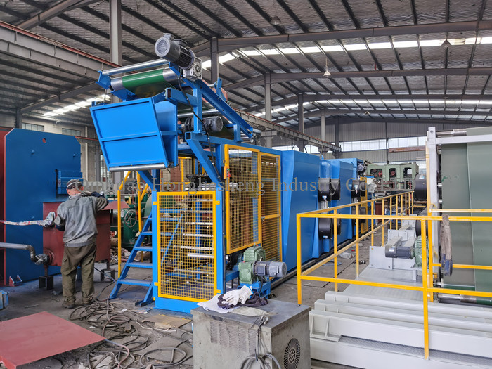Automatic Mesh Belt Type Batch Off Cooler 400m/Min For Rubber Sheet