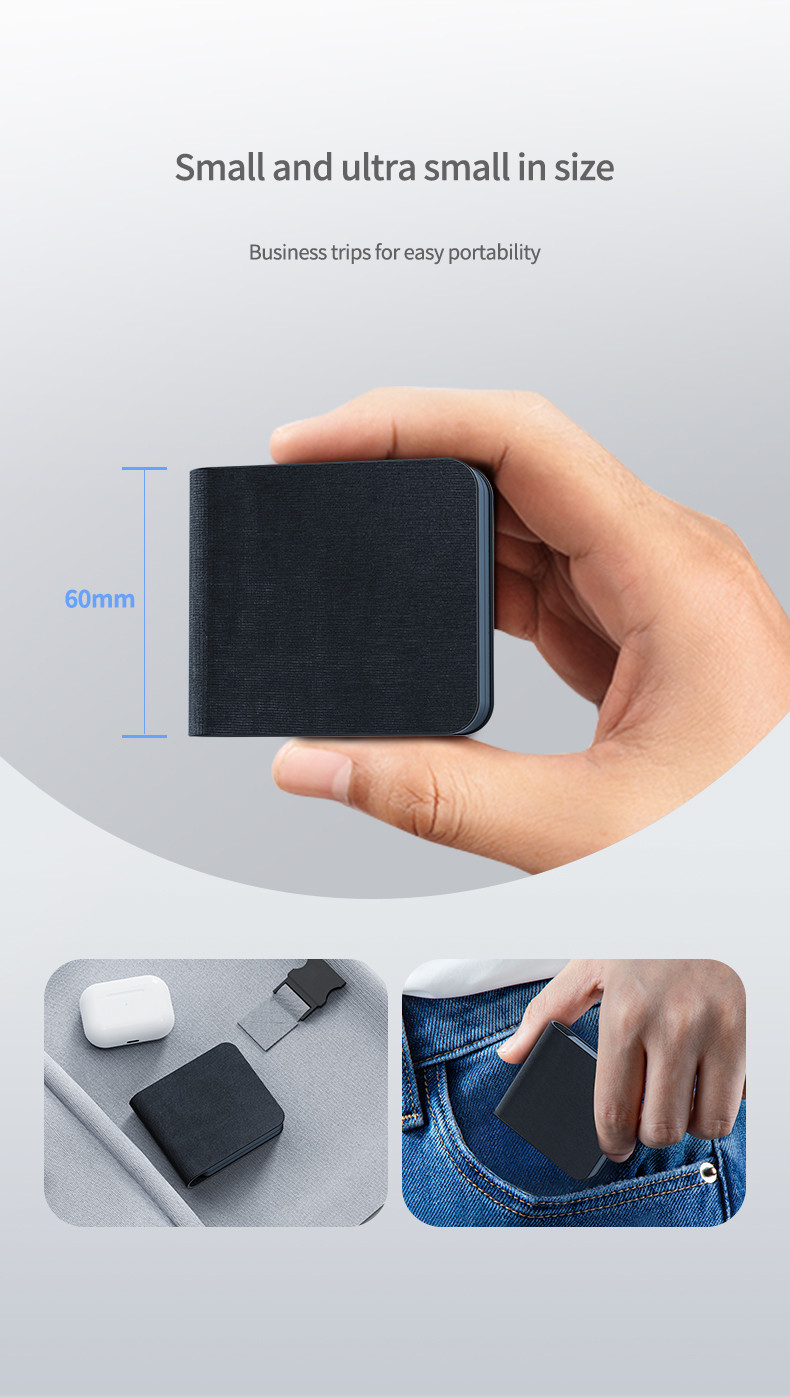 Foldable Magnetic Wireless Travel Charger for Apple Devices