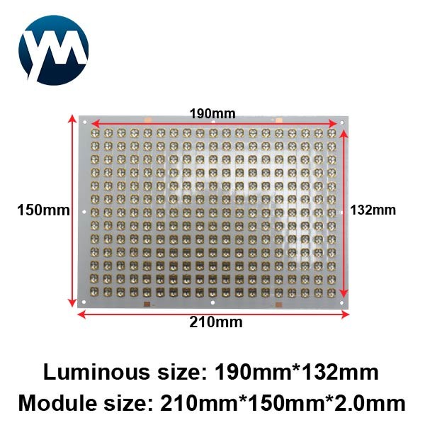 UV Light Module 2400W High Power Surface Light Source Curing Module 395nm
