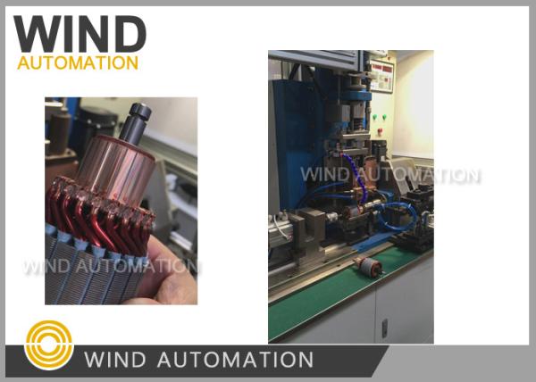 Armature Conductor Soldering Stator Winding Machine For Starter Commutator Wire