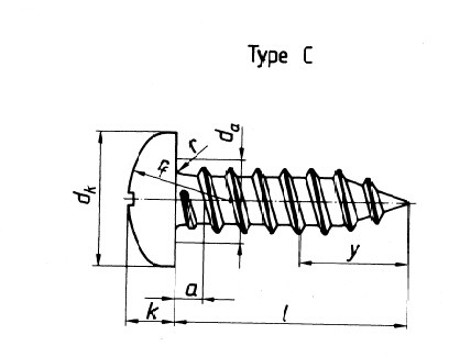 OEM Type H Self Tapping Screws , Flat Head Galvanized Sheet Metal Screws