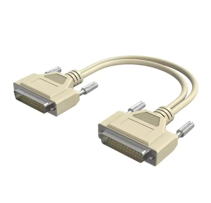 Wholesale Factory Price Customize D-sub cable DB25 Pin connector Male to DB25 Pin Male Printer Extension Data Cable