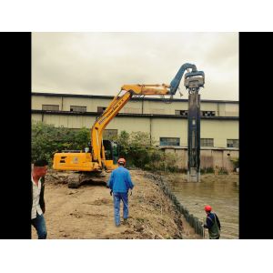 Plastic Sheet Piling Vibro Hammer / Pile Driver For Fast Construction Projects