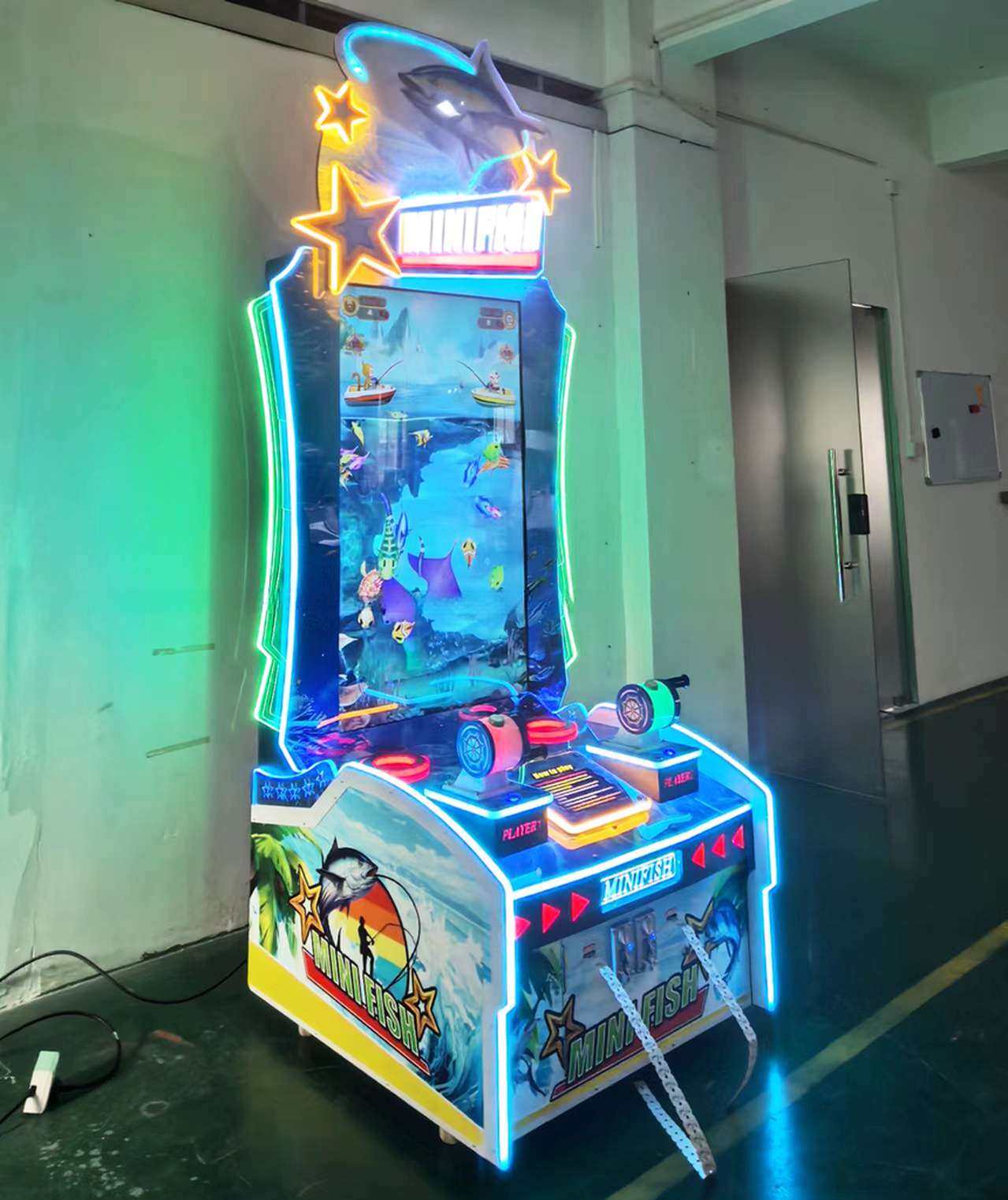 55LCD Under Water World Arcade Fishing Game Machine Customized