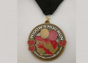  Custom Bronze Enamel Jiu Jitsu Medals , Die Casting Souvenir Zinc Alloy Canada Medals Manufactures