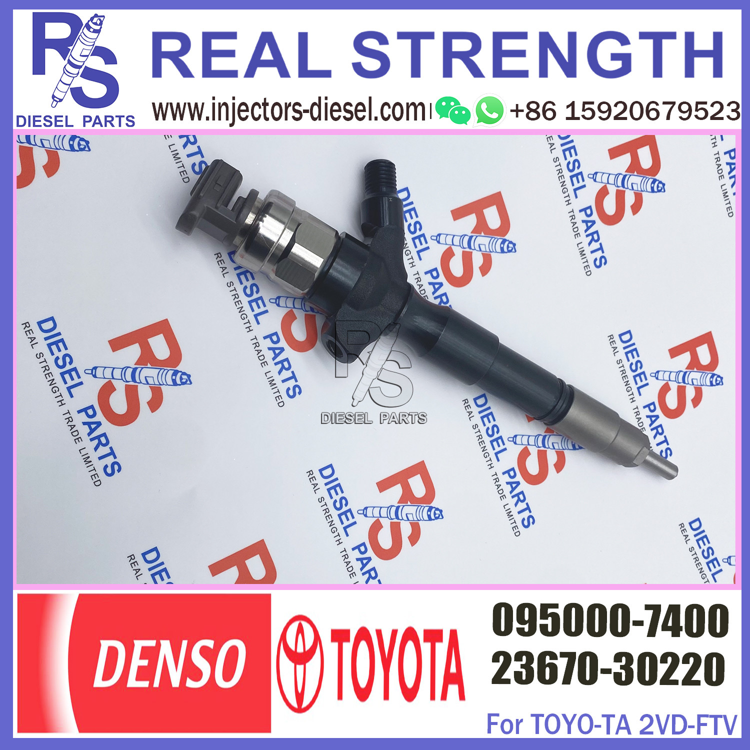 0950007400 Common Rail Diesel Injectors 095000-7400 Unit Injector 095000 7400 For Toyota Hilux