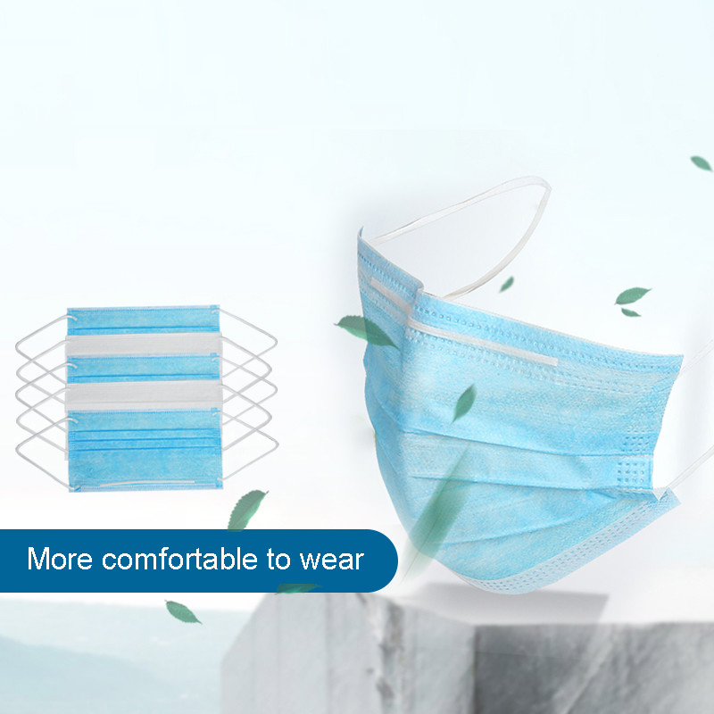 Surgical face mask meet all certification requirements,having three layer of protection,bacterial filtration ME-ONEA