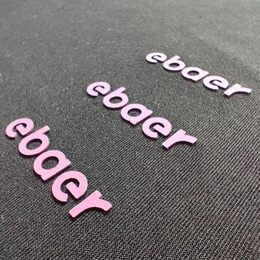 3D Embossed Heat Transfer Silicone Label Customizable 3D Raised Logo