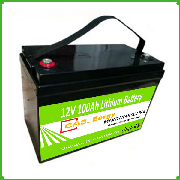Rechargeable LiFePO4 lithium ion 12V 100ah solar battery pack for solar power