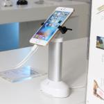 charge alarm stand for cell phone security display Adjustable mechanical Clamp
