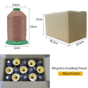 High Tenacity Filament Polyester Braid Thread For Shoes/bag/leather Pattern Dyed