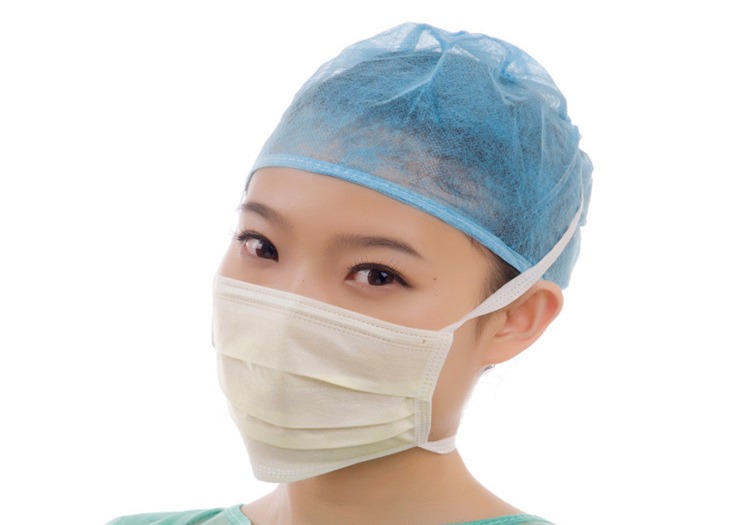 Approved CE MDR Daily Protection Tie On Disposable Face Mask 17.5*9.5cm