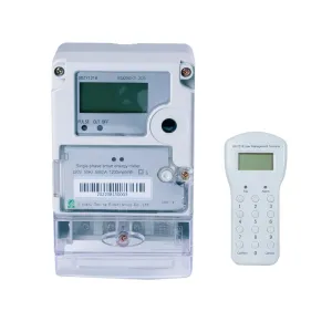 China 50W White Prepaid Token Electric Energy Meter The Perfect Balance of Performance and Savings on sale