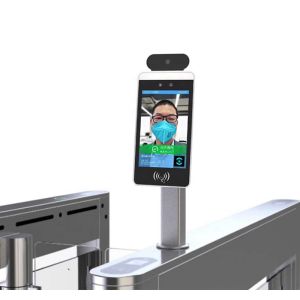 AI face camera recognition temperature detect door access control terminal 8