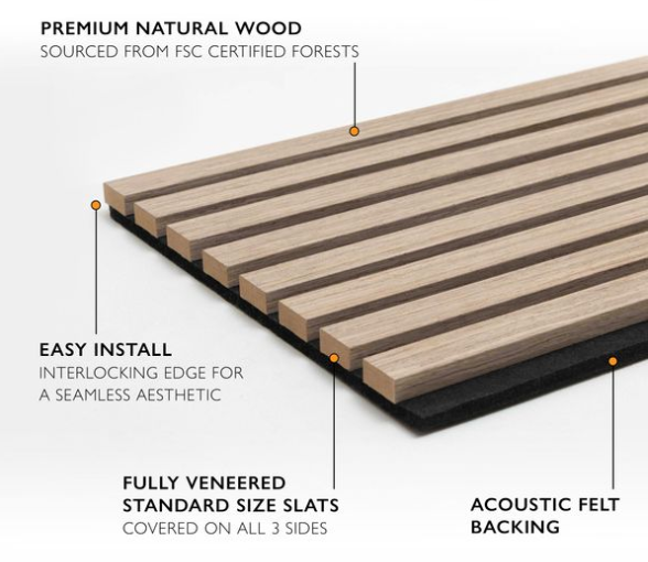 Office Studio Akupanel Wooden Slatted Sound Absorbing Proofing Boards Ceiling Pet Wood Slat Wall Soundproof Acoustic Panels