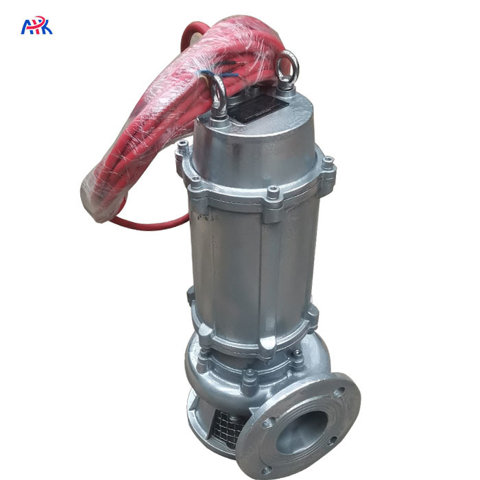 Stainless Steel Submersible Sewage Pump Large Diameter 125 WQP Precision Cast