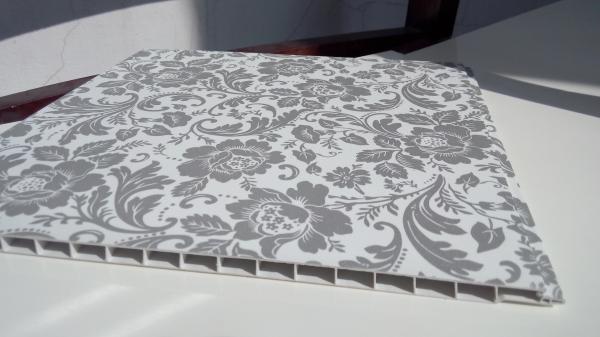 Beige Bathroom PVC Plastic Ceiling Panels Vinyl Wall Panels
