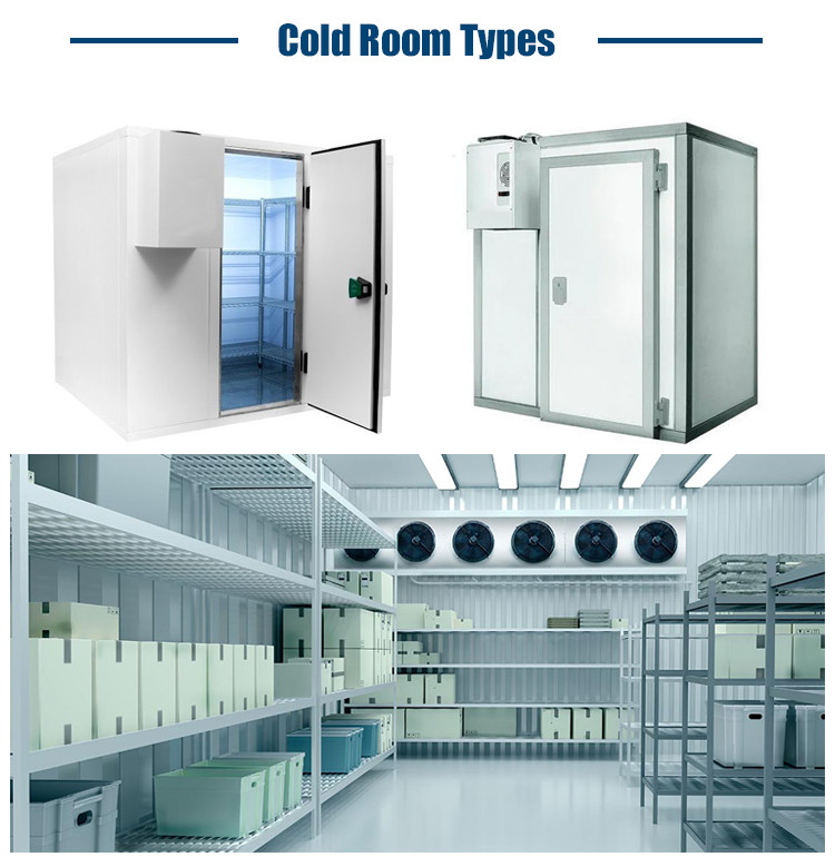 110v-480v Industrial Cold Room Freezer R404A Hotels Garment Shops