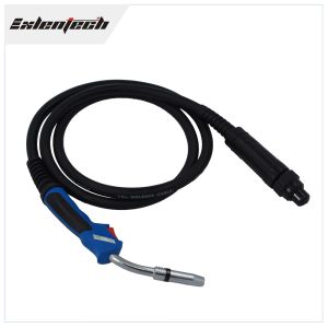 24KD Gas Cooled Co2 Mig Mag Welding Torch 3m 4m 5m With Euro Connector