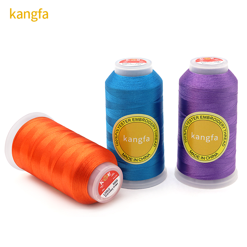 5000 Yard Polyester Embroidery Thread for Cross Stitch Vibrant Dyed Pattern and Durable