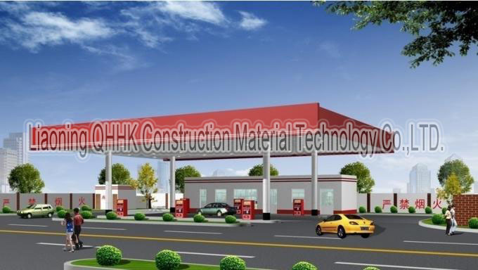 high quality petrol station construction china