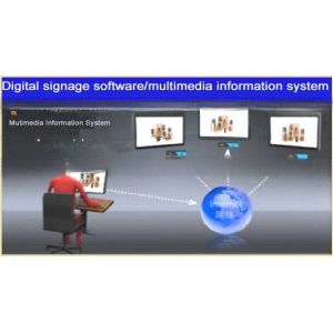 32" inch floor stand rotating LED monitor digital wifi AD totem signage player