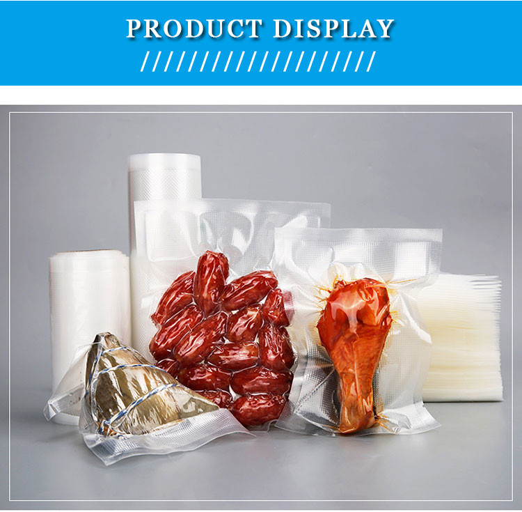 Reusable Food Saver Vacuum Sealer Bags Packaging Storage Compressed