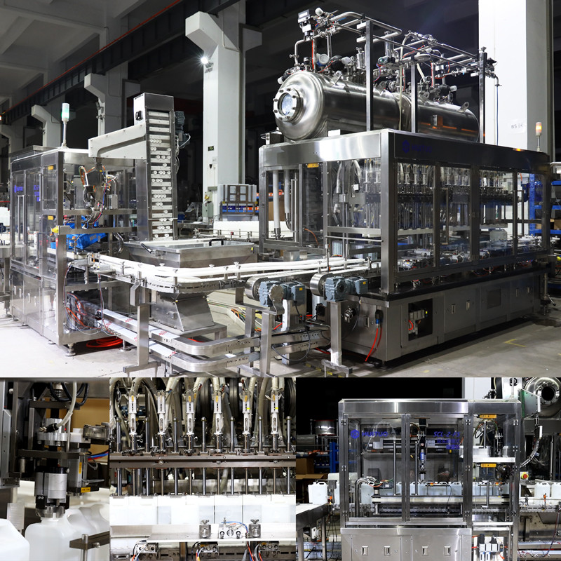8 Heads Pump And Trigger Capping Machine 5000bph For Honey
