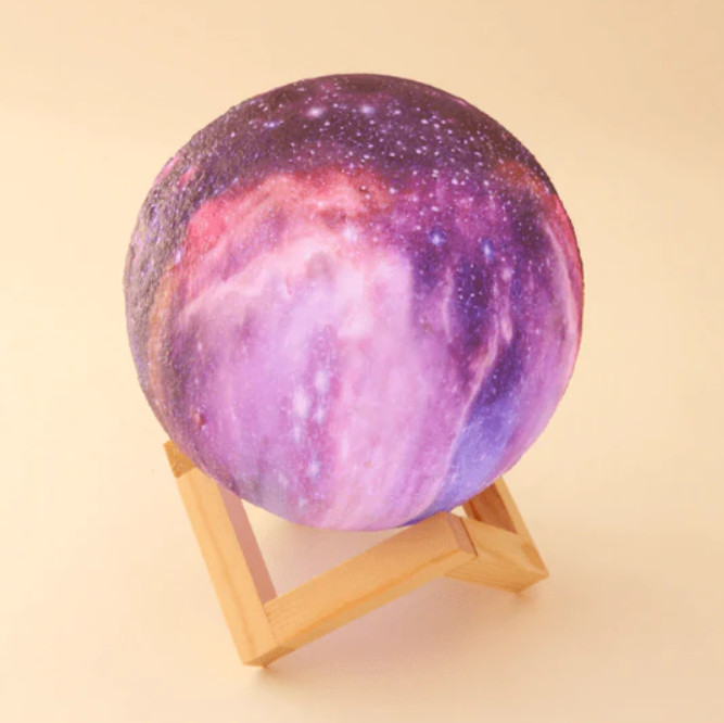 Smart Wifi 3D Printing LED Moon Lamp , Decorative Moon Lights For Room ODM