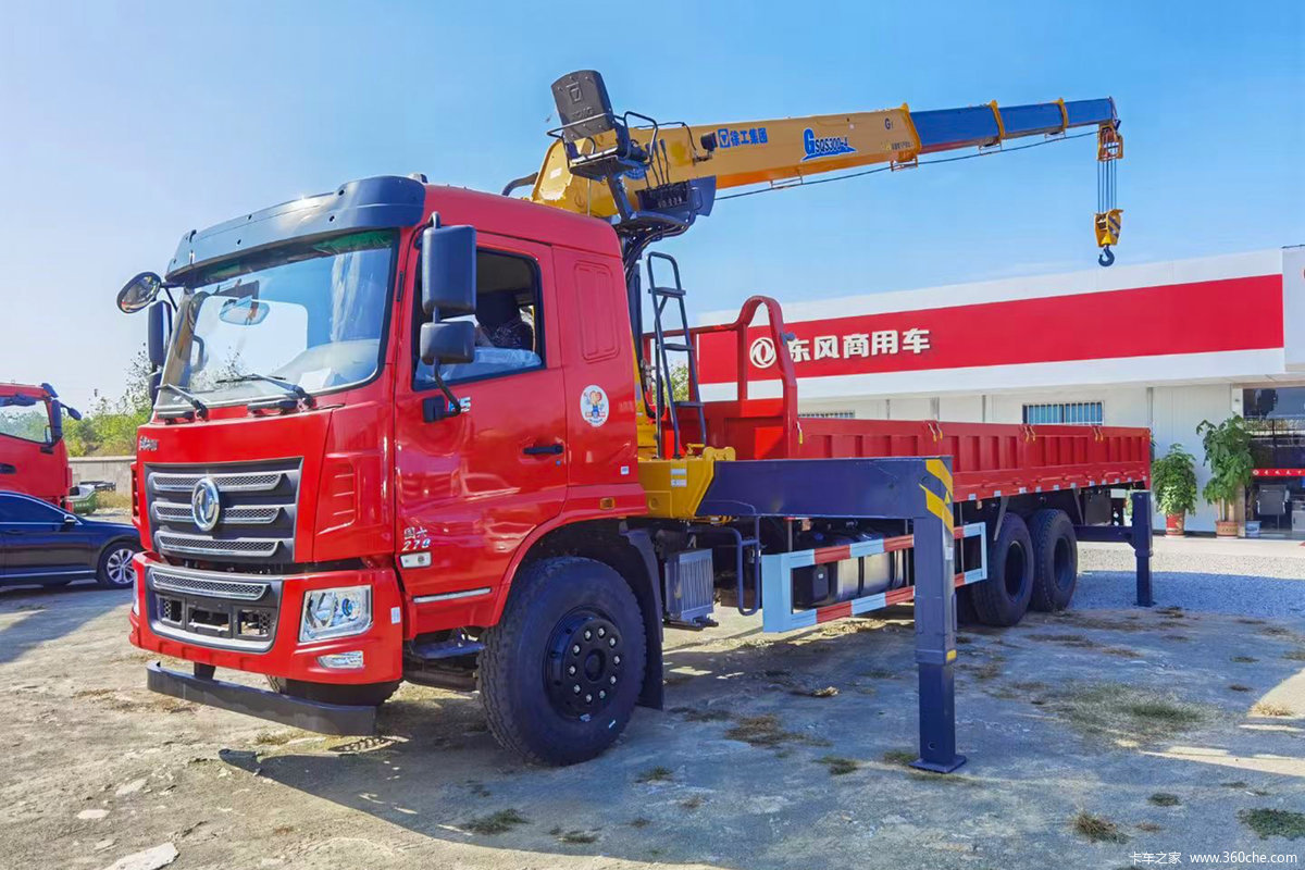 Dongfeng Huashen F5 270 Horsepower 6X4 8.5 m Truck-mounted Cran