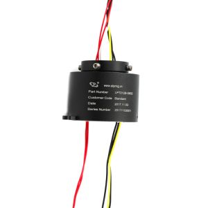 High Speed Through Hole Slip Ring 6 Circuits 12mm Hole