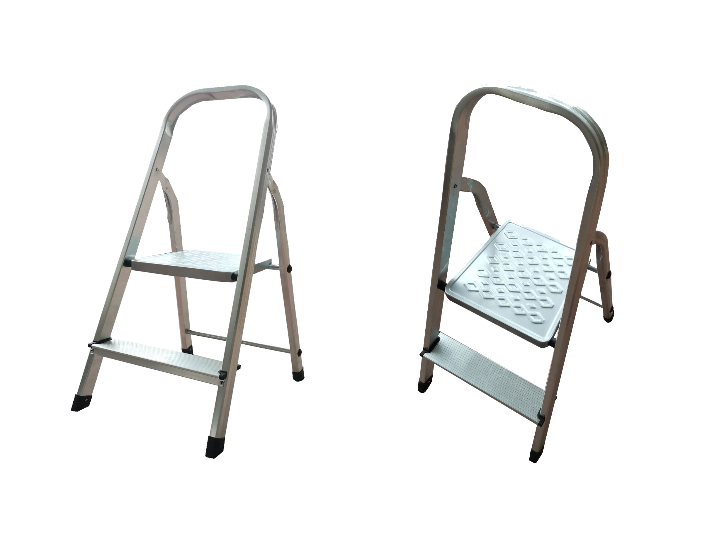 2 Steps Domestic Lightweight Foldable Aluminum Step Ladder GS
