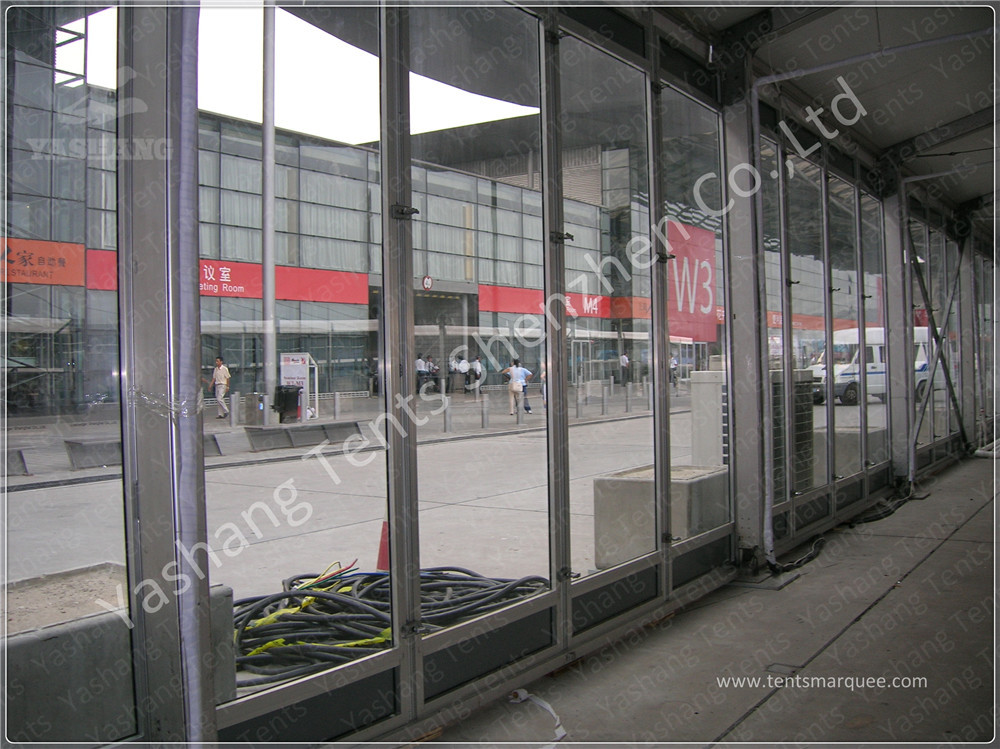 Waterproof Outdoor Event Tent Fittings Glass Wall / ABS Wall / Corrugated Sheet Wall