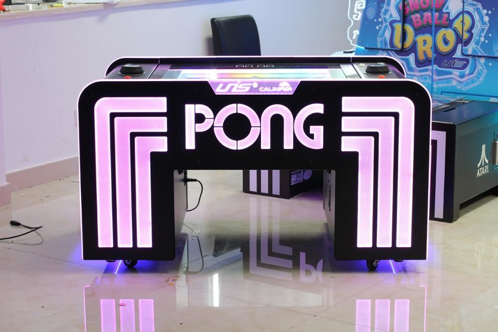 Pink Theme Park Pong Table Redemption Arcade Machines