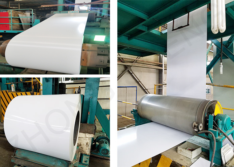 JIS/BS/EN/ASTM Standard Prepainted Galvanized PPGI Coils for Corrugated Sheet Making and Color Coated Steel Coil PPGI