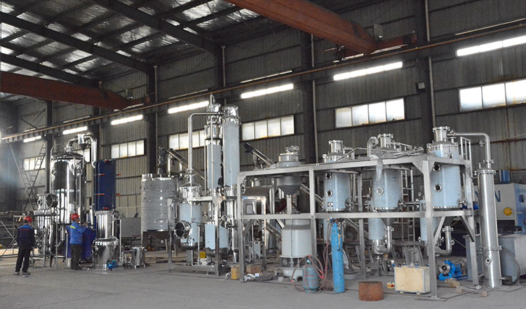 1900*5000mm 200l Water Falling Wide Film Evaporator