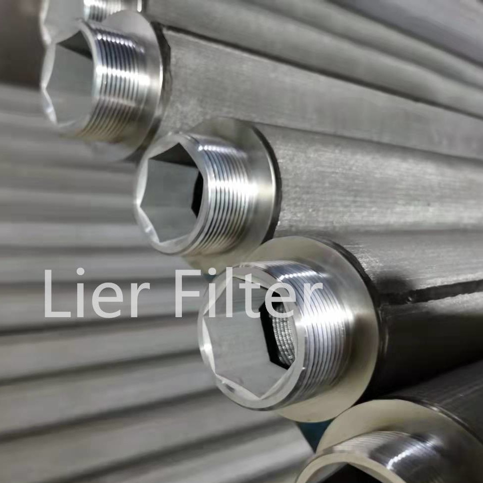  Alkali Resistant 0.1um 5 Layer Sintered Wire Mesh With Thread Connection Manufactures