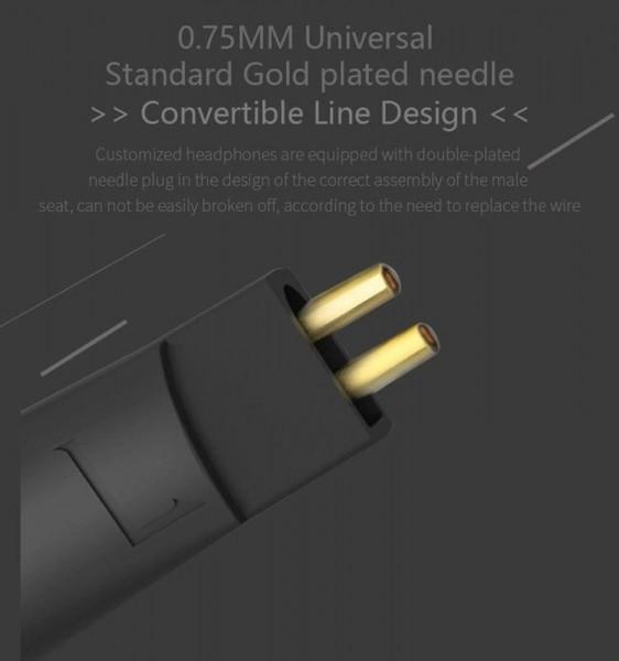 KZ ZS5 2DD plus 2BA Detachable Wired Cable Hifi Hybrid Dynamic Earphone In Ear