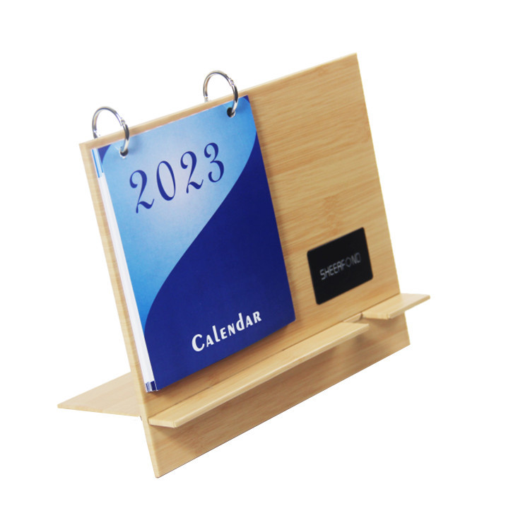 Custom 2023 New Wireless Charging Funny Electronic Desk Calendars Upright Charger