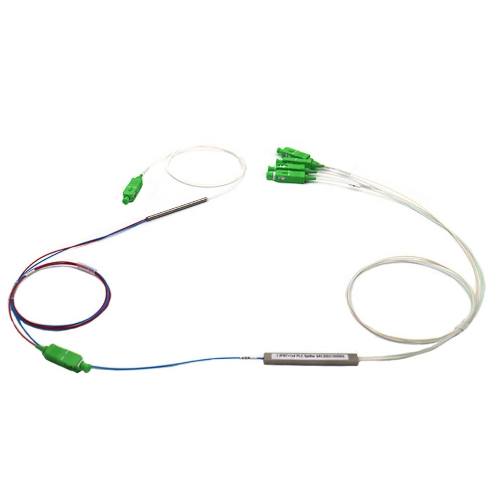 1X2 FBT Coupler SC/APC 1x4 Fiber PLC Splitter