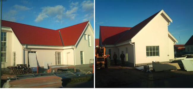 Luxury Prefabricated Villas For Hotel And Office Light Steel Structure