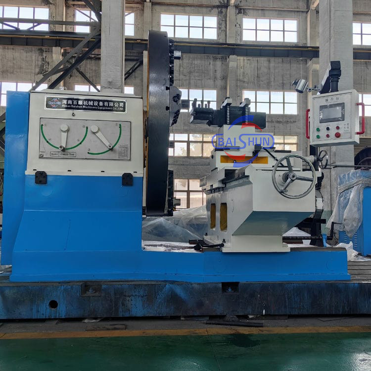 C6035 Disc Facing Metal Cutting Machine Tool Horizontal Flange Lathe