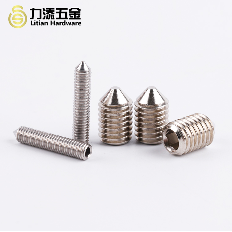 DIN914 Metal Screw Fasteners M1 Grade 12.9 Hex Socket For Door Handle