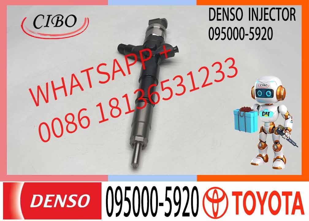 Common Rail Fuel Injector 095000-5920 23670-09070 for Toyota Hilux 1KD 3.0 for Denso