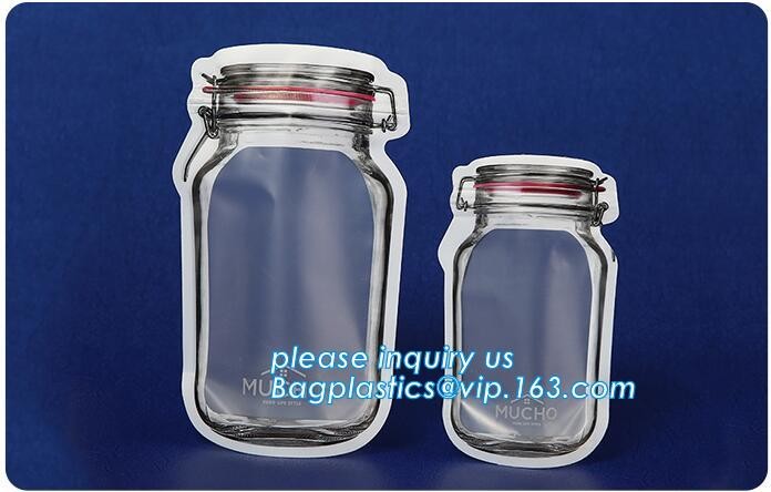 Resealable three -side sealed Aluminum Foil Zip Lock Bag/Food Moisture-proof k Pouch with Custom Logo, bagease